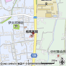 愛媛県四国中央市土居町土居262周辺の地図
