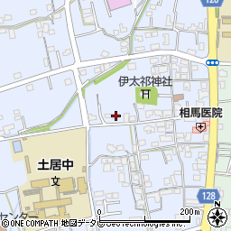 愛媛県四国中央市土居町土居322周辺の地図