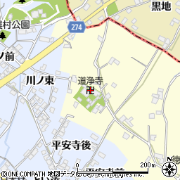 道浄寺周辺の地図