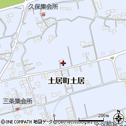 愛媛県四国中央市土居町土居1690周辺の地図