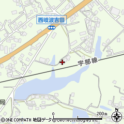 山口県宇部市西岐波吉田6572周辺の地図