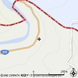 愛媛県四国中央市新宮町上山7240周辺の地図