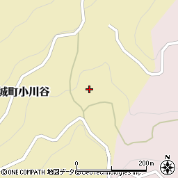 徳島県三好市山城町小川谷周辺の地図