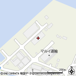 東海運　九州事業部バンプール周辺の地図