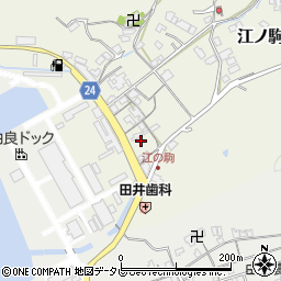 和歌山県日高郡由良町江ノ駒60周辺の地図