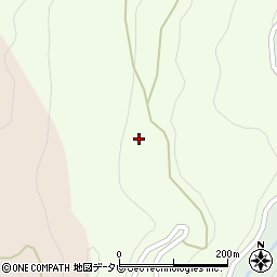 徳島県三好市山城町八千坊598周辺の地図