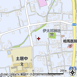 愛媛県四国中央市土居町土居316周辺の地図