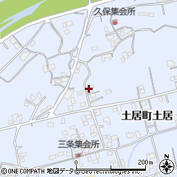 愛媛県四国中央市土居町土居1638周辺の地図