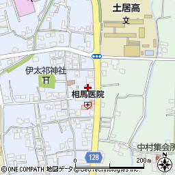 愛媛県四国中央市土居町土居264周辺の地図