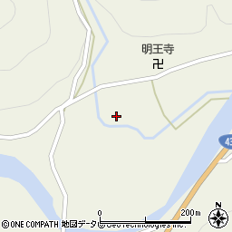 徳島県名西郡神山町下分東寺30周辺の地図