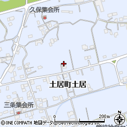 愛媛県四国中央市土居町土居1689周辺の地図