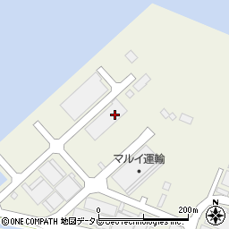 東海運株式会社　九州事業部太刀浦倉庫営業所周辺の地図