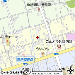 愛媛県新居浜市田所町周辺の地図