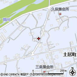 愛媛県四国中央市土居町土居2057周辺の地図