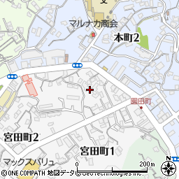 アドバンス宮田周辺の地図