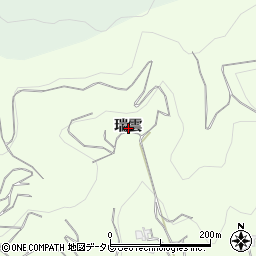 徳島県小松島市櫛渕町瑞雲周辺の地図