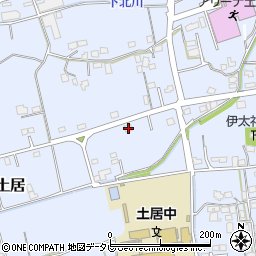 愛媛県四国中央市土居町土居1754周辺の地図