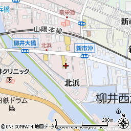 山口県柳井市北浜周辺の地図