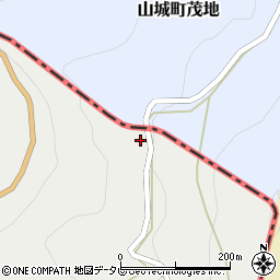 愛媛県四国中央市新宮町上山7171周辺の地図
