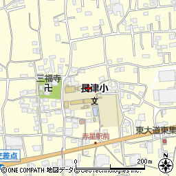 四国中央市立長津小学校周辺の地図