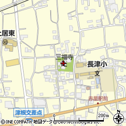 三福寺周辺の地図