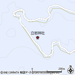 立岩神社周辺の地図