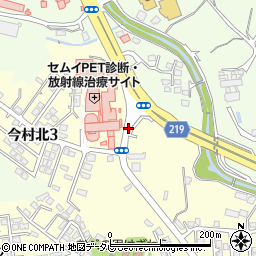 東萩原周辺の地図
