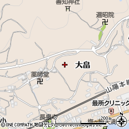 山口県柳井市大畠周辺の地図