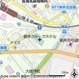 柳井クルーズホテル周辺の地図