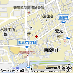 積和建設四国株式会社　新居浜事業所周辺の地図
