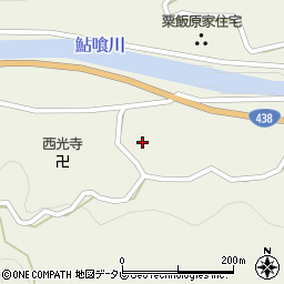 徳島県名西郡神山町下分東稲原周辺の地図