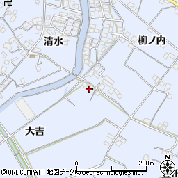 徳島県小松島市立江町大吉周辺の地図