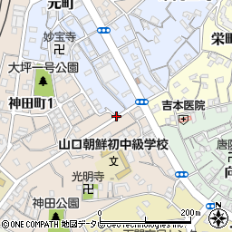 山口県下関市元町6-19周辺の地図