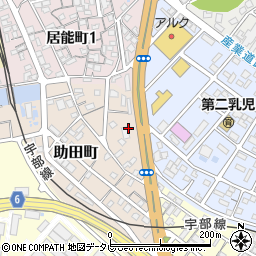 株式会社金剛保険　山口支社宇部営業所周辺の地図