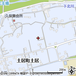 愛媛県四国中央市土居町土居1961周辺の地図