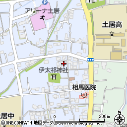 愛媛県四国中央市土居町土居275周辺の地図