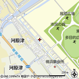 愛媛県西条市河原津新田286-3周辺の地図