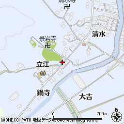 徳島県小松島市立江町清水11周辺の地図