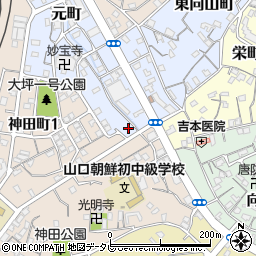 山口県下関市元町6-16周辺の地図