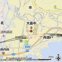 柳井市立大畠中学校周辺の地図