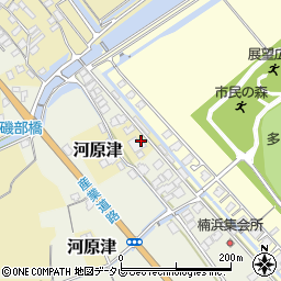 愛媛県西条市河原津甲周辺の地図