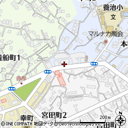 山口合同ガス株式会社　下関支店供給課周辺の地図