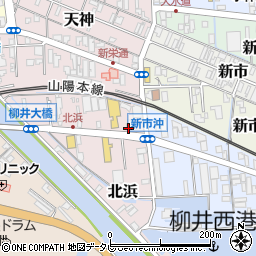 シカゴピザ柳井店周辺の地図