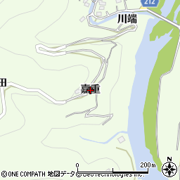 徳島県徳島市飯谷町（嘉重）周辺の地図