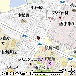 ＥＮＥＯＳセルフ小松原ＳＳ周辺の地図