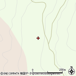 徳島県三好市山城町八千坊586周辺の地図