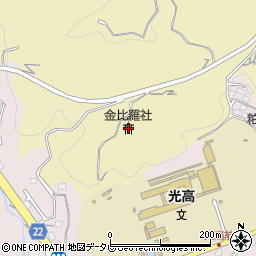 金比羅社周辺の地図