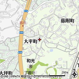 山口県下関市大平町周辺の地図