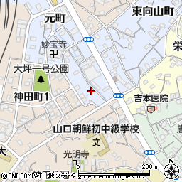 山口県下関市元町6-13周辺の地図