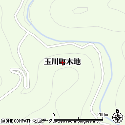 愛媛県今治市玉川町木地周辺の地図